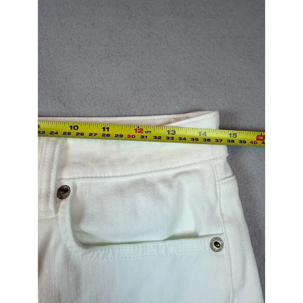 Lauren Ralph Lauren Straight Leg Jeans White Women's Size 6 Classic Denim